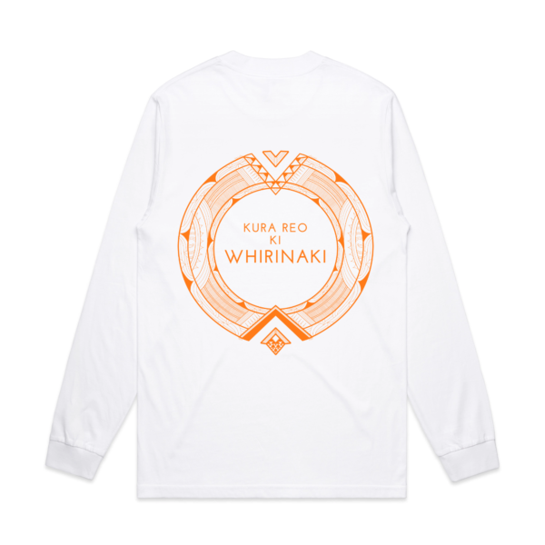 Adults White Longsleeve Tee (OT) - Image 2