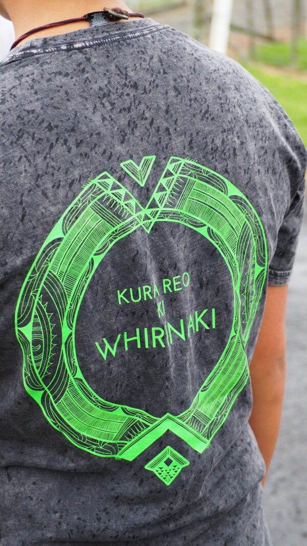 Adults Electric Pūhā Stonewash Tee - Image 3